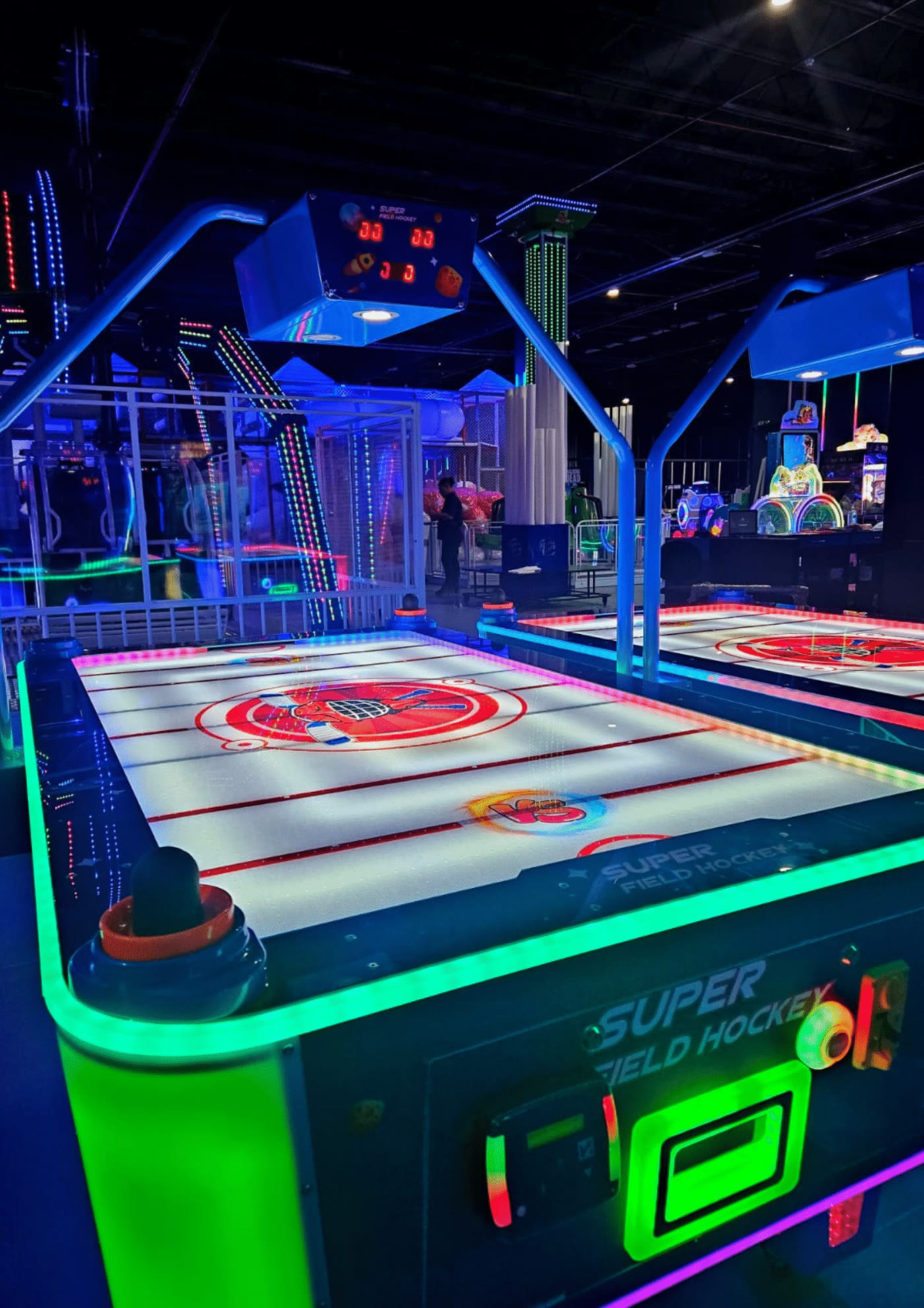 Air hockey no Planet Park